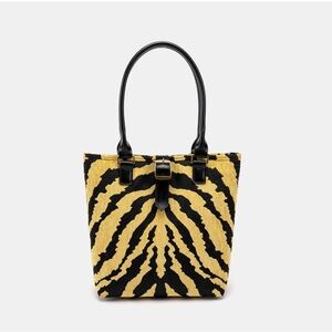 Elegant Zebra Print Tote Bag